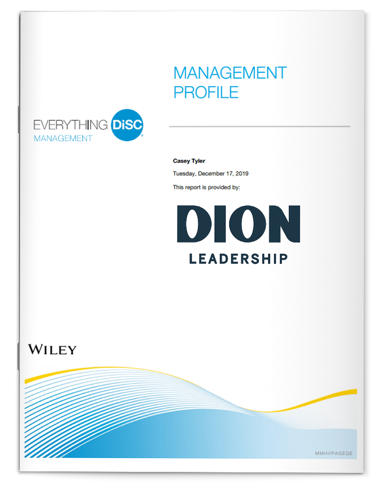 Dion Leadership-Management Profile-Everything DiSC
