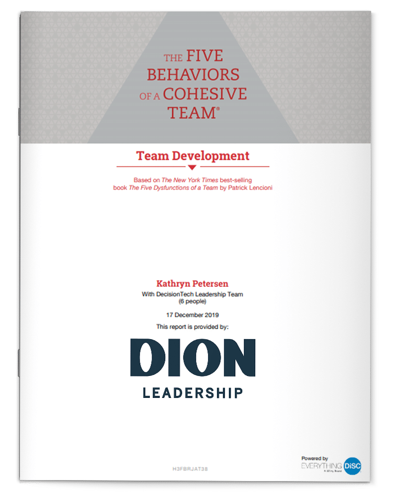 Dion Leadership-Management Profile-Everything DiSC