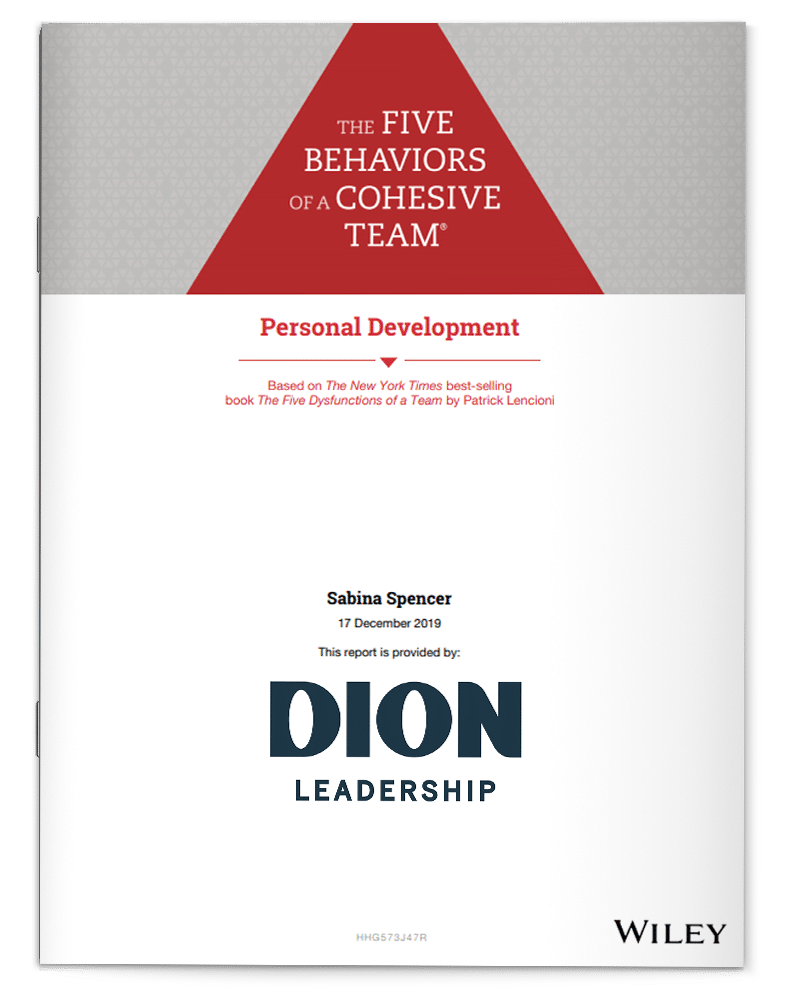 Dion Leadership-Workplace Profile-Everything DiSC