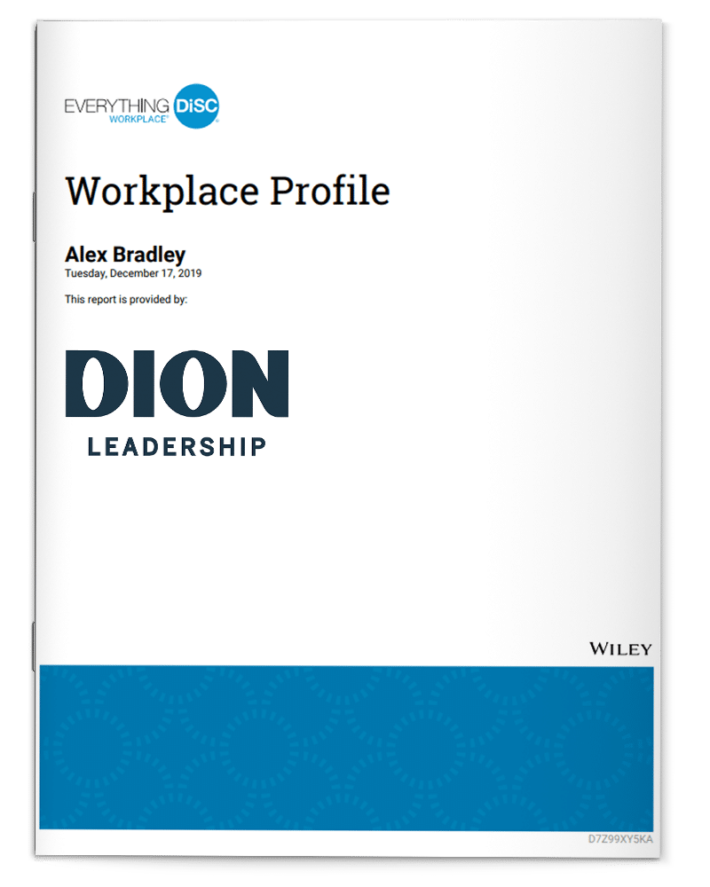 Workplace_ Dion Leadership-Workplace Profile-Everything DiSC