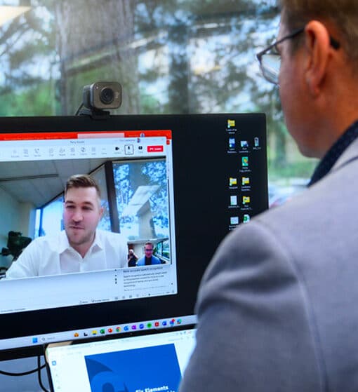 Dion Leadership webinar computer screen